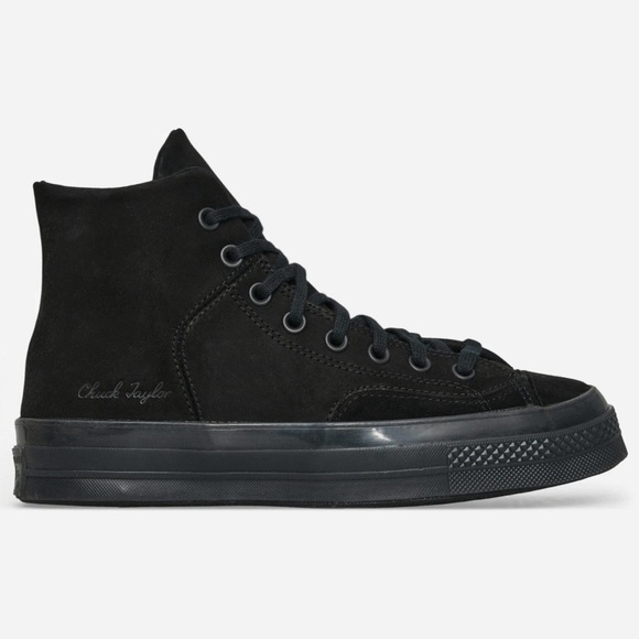 Converse Chuck 70 High Marquis Black Suede size 12 NEW Chuck Taylor All Star - Picture 1 of 7